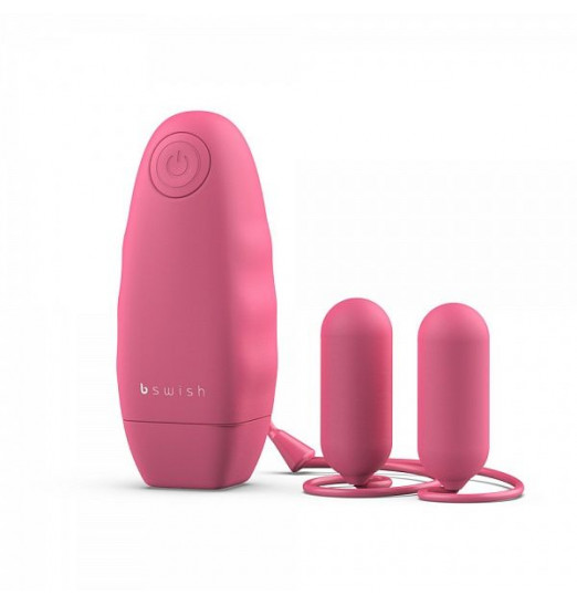 Розовые виброяйца Bnear Classic с пультом управления