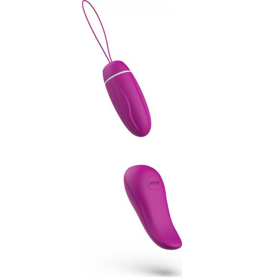 Ярко-розовое виброяйцо с пультом ДУ Bnaughty Deluxe Unleashed