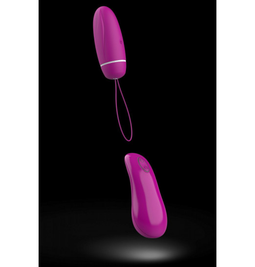 Ярко-розовое виброяйцо с пультом ДУ Bnaughty Deluxe Unleashed