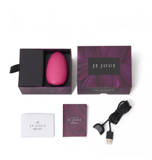 Ярко-розовый клиторальный стимулятор Mimi Soft