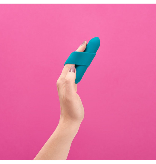 Бирюзовая вибропуля Je Joue Classic Bullet Vibrator - 9 см.