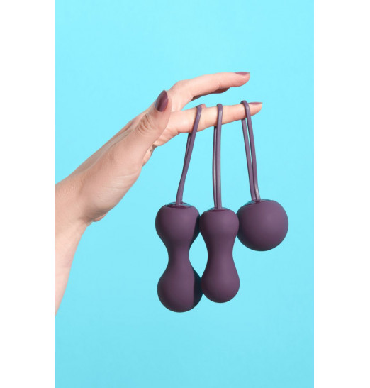 Набор фиолетовых вагинальных шариков Je Joue Ami