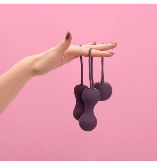 Набор фиолетовых вагинальных шариков Je Joue Ami