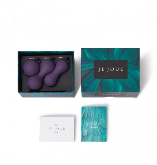 Набор фиолетовых вагинальных шариков Je Joue Ami
