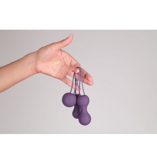Набор фиолетовых вагинальных шариков Je Joue Ami