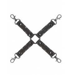 Крестообразный черный фиксатор для оков Roughend Denim Style