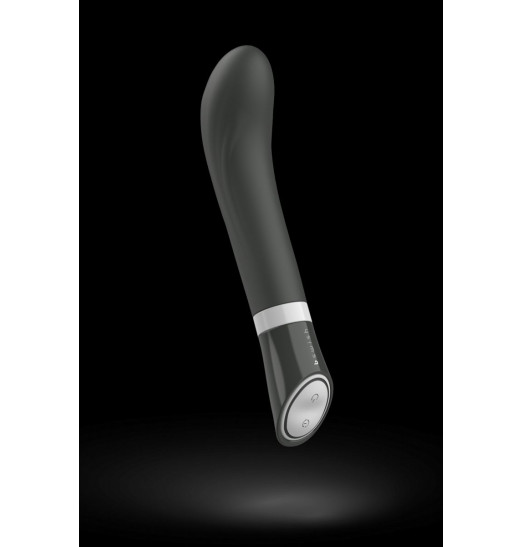 Черный G-стимулятор с вибрацией Bgood Deluxe Curve - 19,3 см.