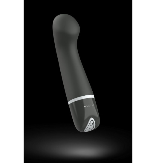 Черный G-вибростимулятор Bdesired Deluxe Curve - 15,2 см.