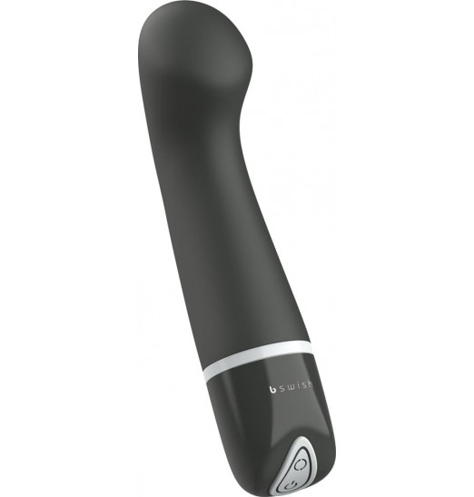 Черный G-вибростимулятор Bdesired Deluxe Curve - 15,2 см.