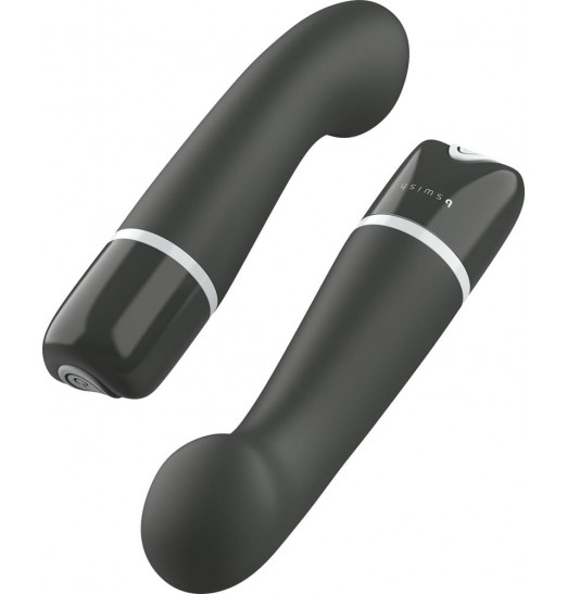 Черный G-вибростимулятор Bdesired Deluxe Curve - 15,2 см.