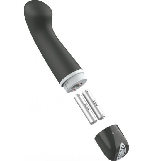 Черный G-вибростимулятор Bdesired Deluxe Curve - 15,2 см.