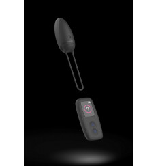 Черное виброяйцо Bnaughty Premium Unleashed с пультом ДУ