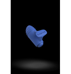 Синий вибростимулятор на пальчик Bteased Basic Finger Vibrator