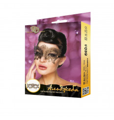 Золотистая карнавальная маска  Альджеба