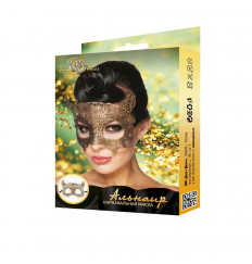 Золотистая карнавальная маска  Альнаир