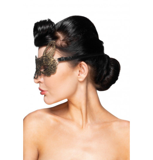 Золотистая карнавальная маска  Альтарф