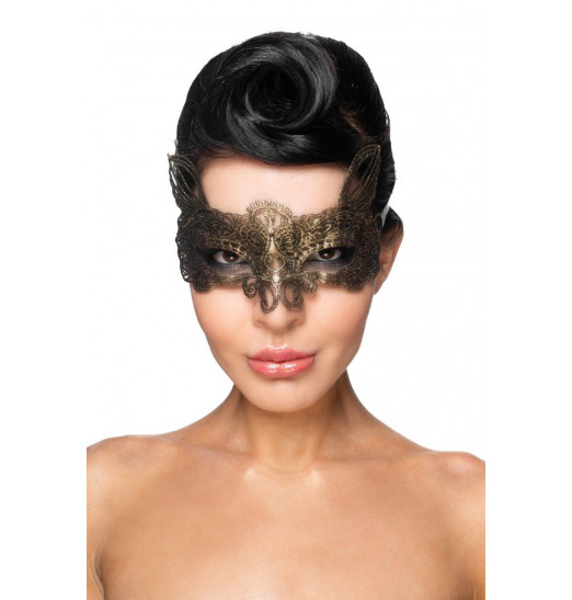 Золотистая карнавальная маска  Альтарф
