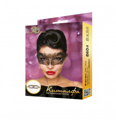 Золотистая карнавальная маска  Киталфа