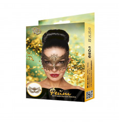 Золотистая карнавальная маска  Фейт