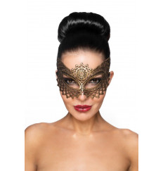 Золотистая карнавальная маска  Фейт