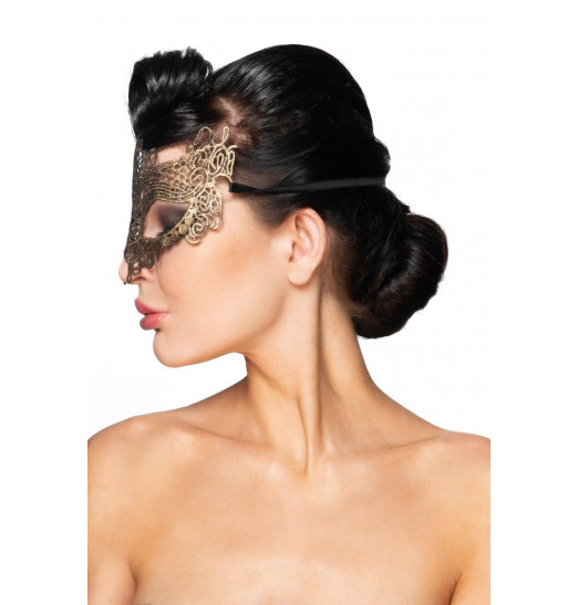 Золотистая карнавальная маска  Шедди