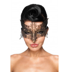 Золотистая карнавальная маска  Шератан