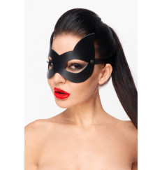 Черная маска  Кошечка  с ушками