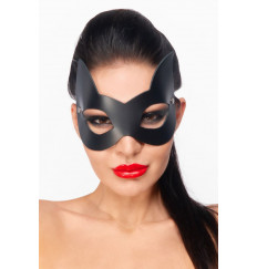 Черная маска  Кошечка  с ушками