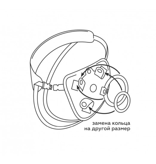 Пояс харнесс BEST UNI strap с 2 насадками - 18 и 22 см. Пояс харнесс BEST UNI strap с 2 насадками - 18 и 22 см.