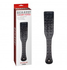 Широкая черная шлепалка Spank Me - 32 см.