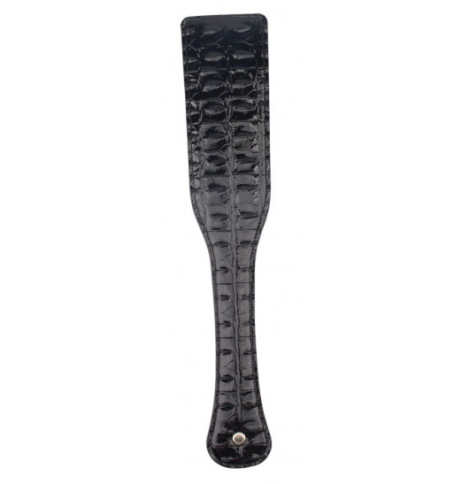 Широкая черная шлепалка Spank Me - 32 см.