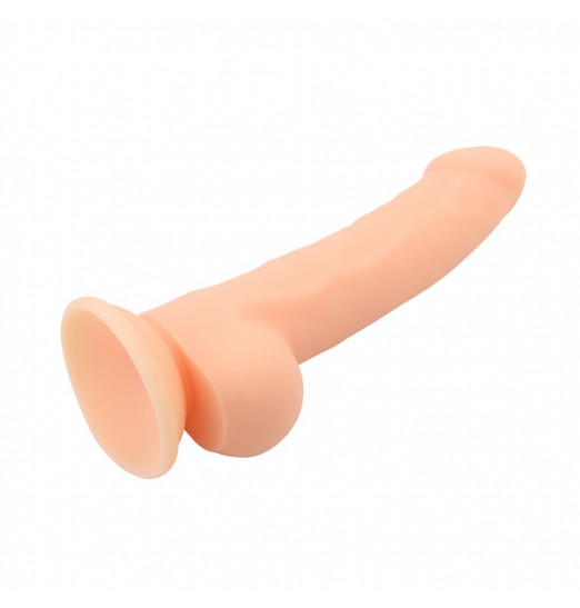 Телесный фаллоимитатор на присоске Trooper - 20 см. Телесный фаллоимитатор на присоске Trooper - 20 см.