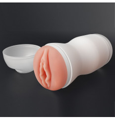 Телесный мастурбатор-вагина Sex In A Can Vagina Lotus Tunnel