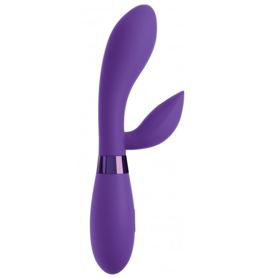 Фиолетовый вибратор-кролик #bestever Silicone Vibrator - 21,2 см.