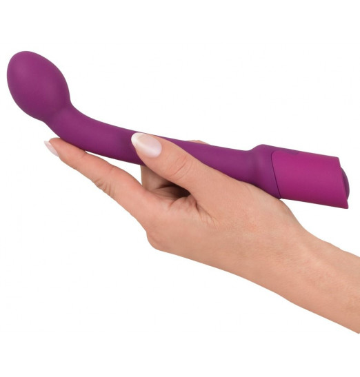 Фиолетовый вибратор G-точки G-SPOT VIBRATOR - 22 см.