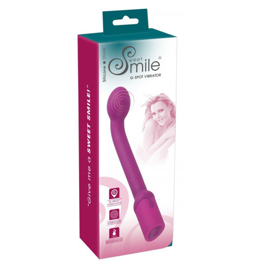 Фиолетовый вибратор G-точки G-SPOT VIBRATOR - 22 см.