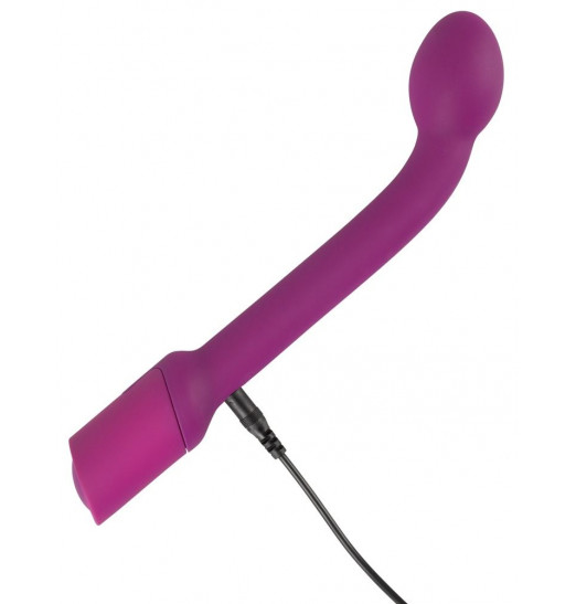Фиолетовый вибратор G-точки G-SPOT VIBRATOR - 22 см.