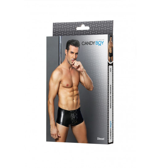Эластичные боксеры Boy Diesel со шнуровкой