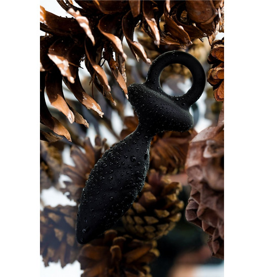 Черная анальная пробка Strob M - 13,5 см. Черная анальная пробка Strob M - 13,5 см.