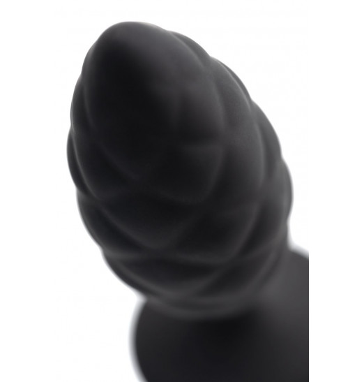 Черная анальная пробка Strob S - 11,7 см.