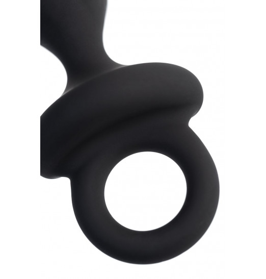Черная анальная пробка Strob S - 11,7 см.