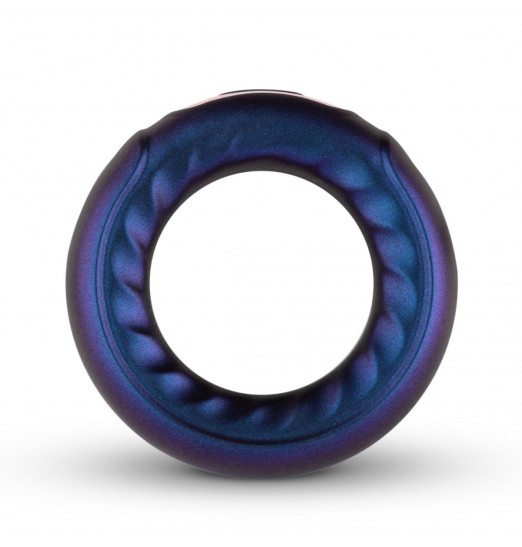 Фиолетовое эрекционное виброкольцо Saturn Vibrating Cock/Ball Ring