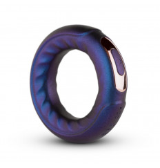 Фиолетовое эрекционное виброкольцо Saturn Vibrating Cock/Ball Ring