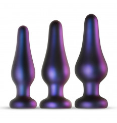 Набор из 3 фиолетовых анальных пробок Comets Butt Plug Set