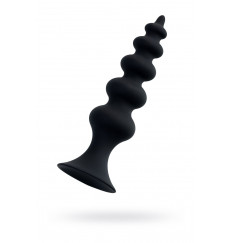 Черная анальная ёлочка Indi - 11,5 см.