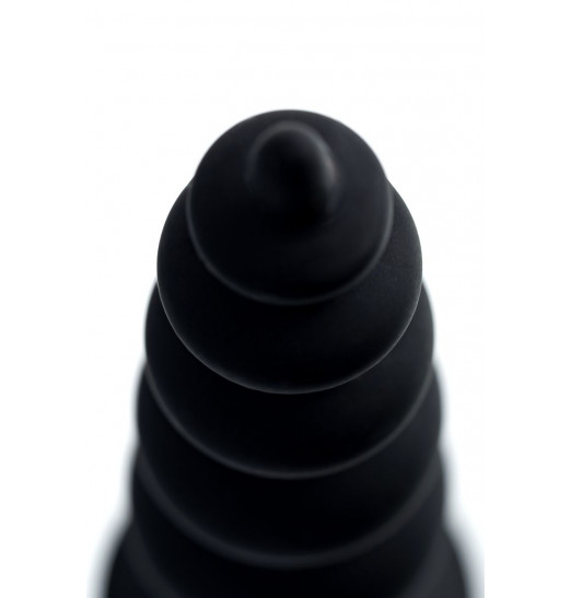 Черная анальная ёлочка Indi - 11,5 см.