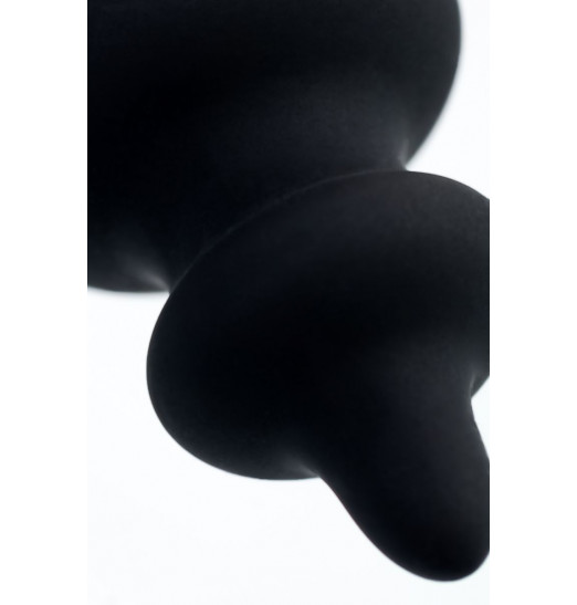 Черная анальная ёлочка Indi - 11,5 см.