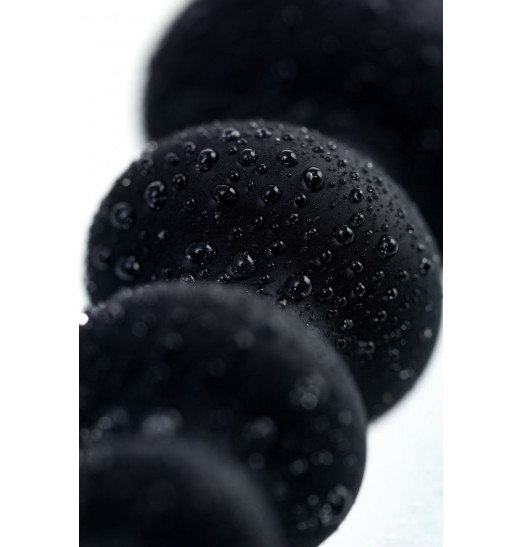 Черная анальная ёлочка Indi - 11,5 см.