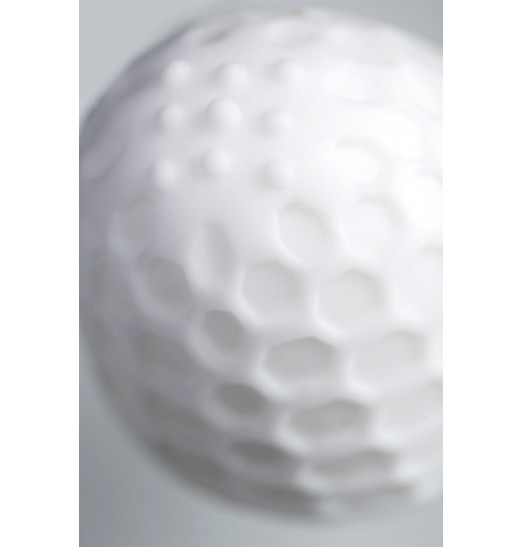 Белый рельефный мастурбатор Pufl