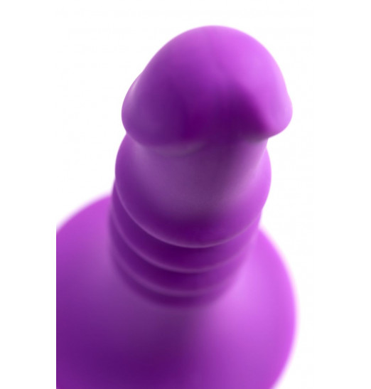 Фиолетовый анальный фаллоимитатор Drilly - 14 см. Фиолетовый анальный фаллоимитатор Drilly - 14 см.